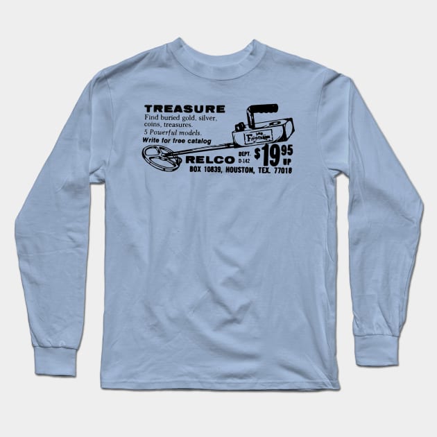 Metal detector Long Sleeve T-Shirt by 1-900-SLEEZE